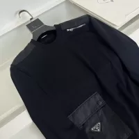Cheap Prada Hoodies Long Sleeved For Men #1358932 Replica Wholesale [$88.00 USD] [ITEM#1358932] on Replica Prada Hoodies
