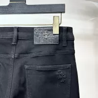 Cheap Chrome Hearts Jeans For Men #1359220 Replica Wholesale [$80.00 USD] [ITEM#1359220] on Replica Chrome Hearts Jeans