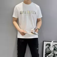 Cheap Balmain T-Shirts Short Sleeved For Men #1359297 Replica Wholesale [$76.00 USD] [ITEM#1359297] on Replica Balmain T-Shirts