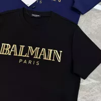 Cheap Balmain T-Shirts Short Sleeved For Men #1359299 Replica Wholesale [$76.00 USD] [ITEM#1359299] on Replica Balmain T-Shirts
