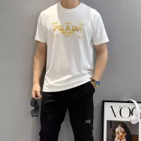 Cheap Prada T-Shirts Short Sleeved For Men #1359340 Replica Wholesale [$96.00 USD] [ITEM#1359340] on Replica Prada T-Shirts