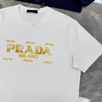 Cheap Prada T-Shirts Short Sleeved For Men #1359340 Replica Wholesale [$96.00 USD] [ITEM#1359340] on Replica Prada T-Shirts