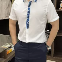 Cheap Armani Shirts Short Sleeved For Men #1359446 Replica Wholesale [$85.00 USD] [ITEM#1359446] on Replica Armani Shirts