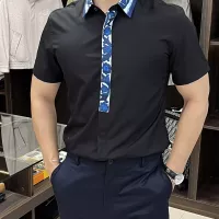 Cheap Armani Shirts Short Sleeved For Men #1359447 Replica Wholesale [$85.00 USD] [ITEM#1359447] on Replica Armani Shirts