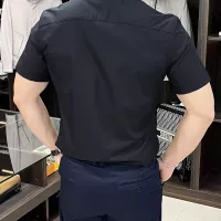 Cheap Armani Shirts Short Sleeved For Men #1359447 Replica Wholesale [$85.00 USD] [ITEM#1359447] on Replica Armani Shirts
