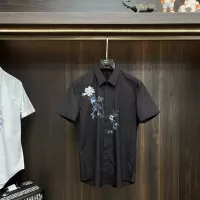 Cheap Armani Shirts Short Sleeved For Men #1359468 Replica Wholesale [$82.00 USD] [ITEM#1359468] on Replica Armani Shirts
