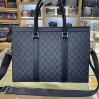 Cheap Gucci AAA Man Handbags #1359471 Replica Wholesale [$140.00 USD] [ITEM#1359471] on Replica Gucci AAA Man Handbags