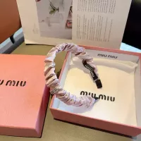 Cheap MIU MIU Headband For Women #1359986 Replica Wholesale [$27.00 USD] [ITEM#1359986] on Replica MIU MIU Headband