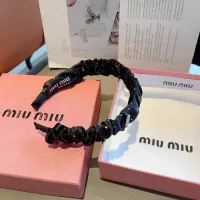 Cheap MIU MIU Headband For Women #1359987 Replica Wholesale [$27.00 USD] [ITEM#1359987] on Replica MIU MIU Headband