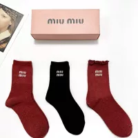Cheap MIU MIU Socks #1360066 Replica Wholesale [$29.00 USD] [ITEM#1360066] on Replica MIU MIU Socks