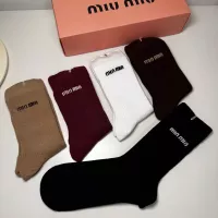 Cheap MIU MIU Socks For Women #1360133 Replica Wholesale [$29.00 USD] [ITEM#1360133] on Replica MIU MIU Socks