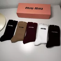 Cheap MIU MIU Socks For Women #1360133 Replica Wholesale [$29.00 USD] [ITEM#1360133] on Replica MIU MIU Socks