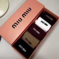 Cheap MIU MIU Socks For Women #1360133 Replica Wholesale [$29.00 USD] [ITEM#1360133] on Replica MIU MIU Socks