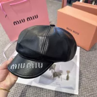 Cheap MIU MIU Caps #1360183 Replica Wholesale [$32.00 USD] [ITEM#1360183] on Replica MIU MIU Caps
