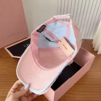 Cheap MIU MIU Caps #1360186 Replica Wholesale [$32.00 USD] [ITEM#1360186] on Replica MIU MIU Caps