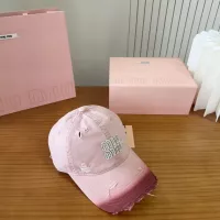 Cheap MIU MIU Caps #1360341 Replica Wholesale [$27.00 USD] [ITEM#1360341] on Replica MIU MIU Caps