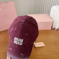 Cheap MIU MIU Caps #1360342 Replica Wholesale [$27.00 USD] [ITEM#1360342] on Replica MIU MIU Caps