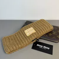 Cheap MIU MIU Headband #1360617 Replica Wholesale [$25.00 USD] [ITEM#1360617] on Replica MIU MIU Headband
