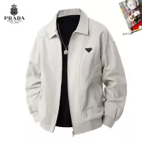 Cheap Prada Jackets Long Sleeved For Men #1360672 Replica Wholesale [$60.00 USD] [ITEM#1360672] on Replica Prada Jackets