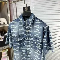 Cheap Balenciaga T-Shirts Short Sleeved For Men #1360910 Replica Wholesale [$64.00 USD] [ITEM#1360910] on Replica Balenciaga T-Shirts
