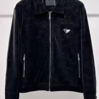 Cheap Prada Jackets Long Sleeved For Men #1360934 Replica Wholesale [$132.00 USD] [ITEM#1360934] on Replica Prada Jackets
