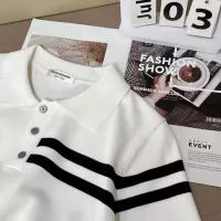 Cheap Thom Browne TB T-Shirts Short Sleeved For Men #1360943 Replica Wholesale [$48.00 USD] [ITEM#1360943] on Replica Thom Browne TB T-Shirts