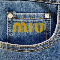 Cheap MIU MIU Jeans For Men #1361022 Replica Wholesale [$88.00 USD] [ITEM#1361022] on Replica MIU MIU Jeans