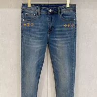 Cheap Louis Vuitton LV Jeans For Men #1361026 Replica Wholesale [$88.00 USD] [ITEM#1361026] on Replica Louis Vuitton LV Jeans