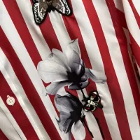 Cheap Dolce &amp; Gabbana D&amp;G Shirts Short Sleeved For Men #1361377 Replica Wholesale [$88.00 USD] [ITEM#1361377] on Replica Dolce &amp; Gabbana D&amp;G Shirts