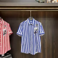 Cheap Dolce &amp; Gabbana D&amp;G Shirts Short Sleeved For Men #1361378 Replica Wholesale [$88.00 USD] [ITEM#1361378] on Replica Dolce &amp; Gabbana D&amp;G Shirts