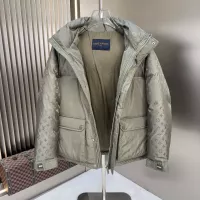 Cheap Louis Vuitton LV Down Feather Coat Long Sleeved For Men #1361426 Replica Wholesale [$202.00 USD] [ITEM#1361426] on Replica Louis Vuitton LV Down Feather Coat