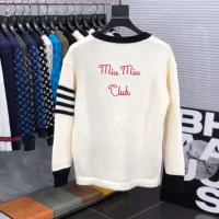 Cheap MIU MIU Sweaters Long Sleeved For Unisex #1361537 Replica Wholesale [$72.00 USD] [ITEM#1361537] on Replica MIU MIU Sweaters