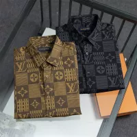 Cheap Louis Vuitton LV Shirts Long Sleeved For Men #1361589 Replica Wholesale [$48.00 USD] [ITEM#1361589] on Replica Louis Vuitton LV Shirts