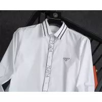 Cheap Prada Shirts Long Sleeved For Men #1361592 Replica Wholesale [$48.00 USD] [ITEM#1361592] on Replica Prada Shirts