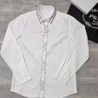 Cheap Prada Shirts Long Sleeved For Men #1361592 Replica Wholesale [$48.00 USD] [ITEM#1361592] on Replica Prada Shirts