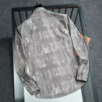 Cheap Louis Vuitton LV Shirts Long Sleeved For Men #1361593 Replica Wholesale [$48.00 USD] [ITEM#1361593] on Replica Louis Vuitton LV Shirts