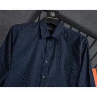 Cheap Louis Vuitton LV Shirts Long Sleeved For Men #1361596 Replica Wholesale [$48.00 USD] [ITEM#1361596] on Replica Louis Vuitton LV Shirts