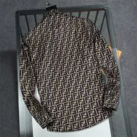 Cheap Fendi Shirts Long Sleeved For Men #1361600 Replica Wholesale [$40.00 USD] [ITEM#1361600] on Replica Fendi Shirts