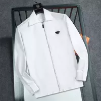 Cheap Prada Shirts Long Sleeved For Men #1361607 Replica Wholesale [$48.00 USD] [ITEM#1361607] on Replica Prada Shirts