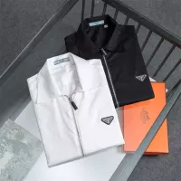 Cheap Prada Shirts Long Sleeved For Men #1361608 Replica Wholesale [$48.00 USD] [ITEM#1361608] on Replica Prada Shirts