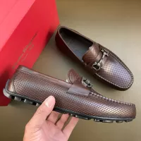 Cheap Salvatore Ferragamo Leather Shoes For Men #1361609 Replica Wholesale [$88.00 USD] [ITEM#1361609] on Replica Salvatore Ferragamo Leather Shoes
