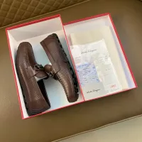 Cheap Salvatore Ferragamo Leather Shoes For Men #1361609 Replica Wholesale [$88.00 USD] [ITEM#1361609] on Replica Salvatore Ferragamo Leather Shoes
