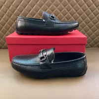 Cheap Salvatore Ferragamo Leather Shoes For Men #1361610 Replica Wholesale [$88.00 USD] [ITEM#1361610] on Replica Salvatore Ferragamo Leather Shoes