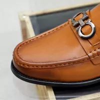 Cheap Salvatore Ferragamo Leather Shoes For Men #1361670 Replica Wholesale [$82.00 USD] [ITEM#1361670] on Replica Salvatore Ferragamo Leather Shoes