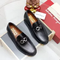 Cheap Salvatore Ferragamo Leather Shoes For Men #1361671 Replica Wholesale [$82.00 USD] [ITEM#1361671] on Replica Salvatore Ferragamo Leather Shoes