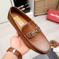 Cheap Salvatore Ferragamo Leather Shoes For Men #1361677 Replica Wholesale [$72.00 USD] [ITEM#1361677] on Replica Salvatore Ferragamo Leather Shoes