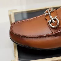 Cheap Salvatore Ferragamo Leather Shoes For Men #1361677 Replica Wholesale [$72.00 USD] [ITEM#1361677] on Replica Salvatore Ferragamo Leather Shoes
