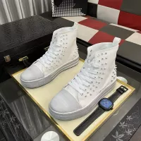 Cheap Dsquared High Tops Shoes For Men #1361698 Replica Wholesale [$96.00 USD] [ITEM#1361698] on Replica Dsquared High Tops Shoes