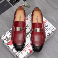 Cheap Dolce &amp; Gabbana D&amp;G Leather Shoes For Men #1361745 Replica Wholesale [$96.00 USD] [ITEM#1361745] on Replica Dolce &amp; Gabbana D&amp;G Leather Shoes