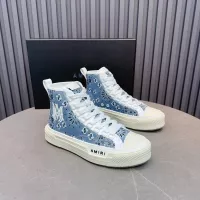 Cheap Amiri High Tops Shoes For Women #1361815 Replica Wholesale [$112.00 USD] [ITEM#1361815] on Replica Amiri High Tops Shoes